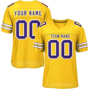 2026 New Arrival Wholesale Customization American Football Jersey New Designs Stitched Short Sleeve 100% Polyester Unisex - Product Image 3