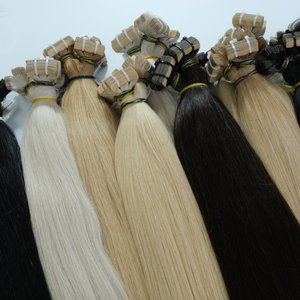 Cinta de mechones de cabello Asianslavic en extensión de cabello de fábrica vietnamita recta con precio de venta al por mayor Mejor calidad Paquete de 100g - Product Image 6