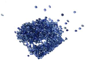 Zafiro Azul Natural de 2 mm, Corte Redondo y en Forma de Pera, Certificado por IGI, Piedras Preciosas Sueltas Facetadas para Joyería, Zafiro Azul de 3 mm de Altura - Product Image 6