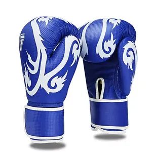 Gants de boxe en cuir PU professionnels pour entraînement, vente en gros d'usine à prix abordable, gants de boxe MMA - Product Image 5