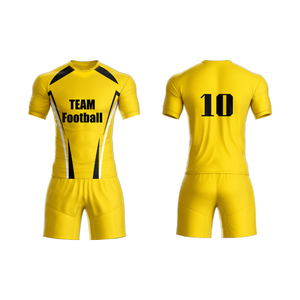 Wholesale OEM ODM Custom Soccer Uniform Set Short Sleeve Breathable Football Jersey High Quality Team Sportswear - Product Image 6