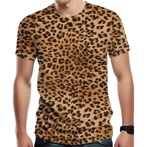 T-shirt en velours à manches courtes pour homme, coupe ample, col rond, anti-plis, imprimé régulier, style gothique, pour l'été - Product Image 1