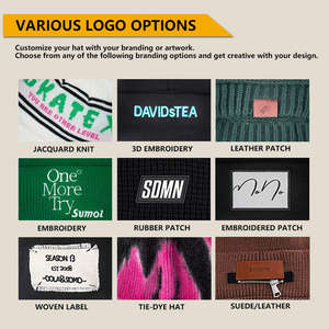 Gorro Deportivo Unisex, Cómodo, Casual, para Invierno, con Remaches, Bordado Común, Color Sólido, Logotipo Personalizado, Letra de Dibujos Animados - Product Image 3