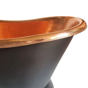 Bañera de Cobre Grand Opulence Aristocrat, Bañera de Cobre Martillado Royal Retreat - Product Image 3