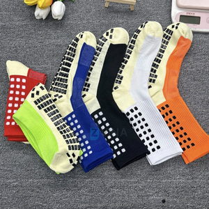 Strong <b>Grip</b> Football Soccer <b>Socks</b> Anti-slip Breathable Mesh Durable for Training High-quality Vietnam Factory Custom Logo - Product Image 1