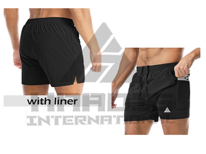 Sportswear Custom Men Clothing Fitness Gym Polyester Men High Quality Best Sale Shorts Made in Pakistan - Product Image 3