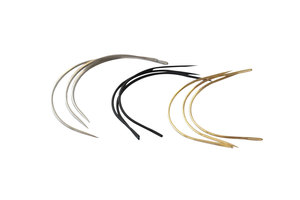 Aiguille professionnelle 100% en acier inoxydable de type C pour extensions de cheveux, crochet d'enfilage pour micro-anneaux, outil de salon, ensemble d'aiguilles de type C - Product Image 6