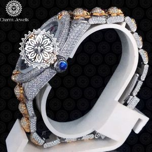 Reloj de Lujo para Mujer Charm_Jewells, Acero Inoxidable, Caja Redonda de 38 mm, Movimiento de Cuarzo Analógico, Esfera de Cristal de Zafiro, Diseño Moderno - Product Image 3