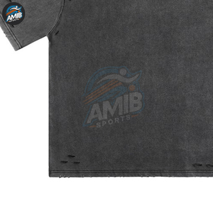 <b>Top</b> Trending 100% Cotton <b>Distress</b> T-shirt For Men Loose Fit Printed Wholesale Custom Unisex Best High Quality T Shirt For Men - Product Image 2