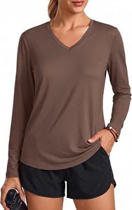 <b>Womens</b> Reversible <b>Long</b> Sleeve Yoga <b>Shirt</b> Quick Dry Breathable Custom Logo Wholesale Activewear Manufacturer OEM ODM Fitness - Product Image 3
