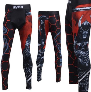 Vêtements de sport pour hommes, taille élastique solide, légers, de haute qualité, longueur intégrale, en spandex/nylon/coton, résistants à l'eau, respirants - Product Image 4