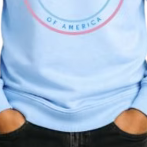 Sudadera con diseño de letras familiares en azul claro para niños, jersey informal de manga larga, ropa cómoda para el día a día - Product Image 6