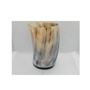 Natural Horn Glass Mini Glasses Buffalo Horn Made Viking Style Polished Portable Drinking Horn design - Product Image 3