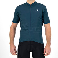 Maillot de Ciclismo Personalizado para Hombre, Ligero, 100% Poliéster, con Paneles de Malla, Transpirable, Elástico, de Manga Corta, para Verano