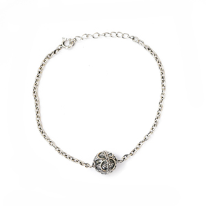 925 Silver Filigree <b>Bead</b> Charm <b>Bracelet</b> For Women Daily Wear Women Trendy Gold <b>Bead</b> Bangles for Daily Wear Wedding Gifts Women's - Product Image 1