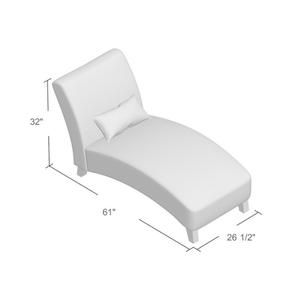 Moderno y elegante tela Chaise Lounge Convertible diseño para sala de estar dormitorio Villa otros espacios directo de fábrica hecho a mano - Product Image 3