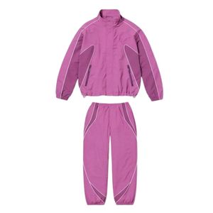 Conjunto Deportivo de Dos Piezas para Hombre, de Alta Calidad, al por Mayor, con Estampado Otoñal, Chaqueta Cortavientos Reflectante de Nailon, Talla Grande - Product Image 1