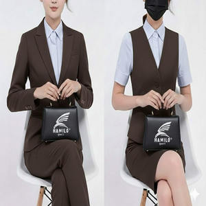 ชุดสูทสไตล์วินเทจแบบสั่งทำพิเศษปี 2026 สำหรับผู้หญิงไซส์พลัส เหมาะสำหรับงานทางการ ธุรกิจ และโบสถ์ พร้อมตำแหน่งโลโก้ด้านหน้า - Product Image 1