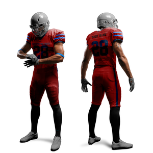 Maillots de football américain personnalisables en gros – Uniformes d'équipe de football américain en twill pour hommes - Product Image 2