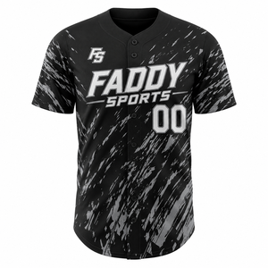Custom Sublimation Baseball Jersey High Quality Breathable <b>Mesh</b> Baseball Shirt Team Uniform Full Button Men Athletic Sportswear - Product Image 1
