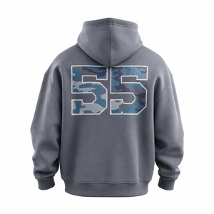 เสื้อฮู้ดดี้สตรีทแวร์พรีเมียมรุ่นล่าสุด ไซส์ใหญ่พิเศษ สำหรับผู้ชาย ผ้าฝ้ายฟลีซหนานุ่ม รับทำโลโก้ตามสั่ง ผู้ผลิตแบรนด์ส่วนตัว - Product Image 2