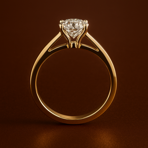 Bague de fiançailles en or 14K 18K avec diamant ovale 2 carats pour femme, rapport IGI, diamant de laboratoire CVD, bague de mariage, bague de demande en mariage - Product Image 3
