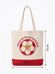 Urban <b>Tote</b> Cotton Canvas <b>Beach</b> <b>Tote</b> Bag 38x42cm Top Handle Letter Pattern Custom Logo Reusable Shopping Bags Wholesale Supplier - Product Image 5