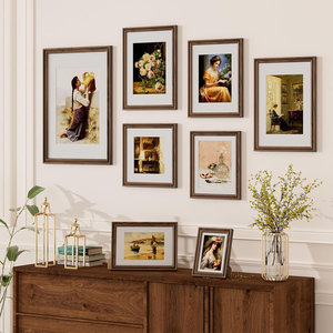 Cadre photo en bois de luxe, style rustique minimaliste classique, artisanal, matériau écologique, finition lisse, cadeau décoratif haut de gamme - Product Image 2
