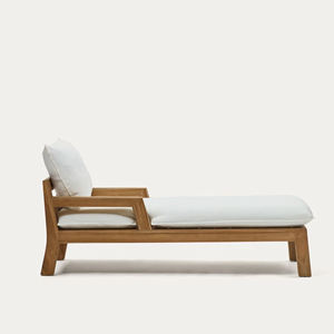 Pool Furniture Luxury Outdoor Swimming Pool Sun Lounger Teak Wood Furniture Seat Beach <b>Sunbed</b> - Naff - Product Image 2