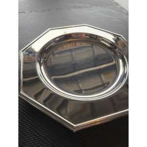 Hexagon Shape Metal Under Plate Shiny <b>Mirror</b> Polished Handcrafted <b>Tabletop</b> Kitchenware Food Serving Dishes And Plates Supplies - Product Image 3