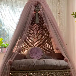 Nuevo columpio de macramé marrón, columpio doble para patio, regalo de inauguración de casa, columpio de macramé para jardín, silla columpio para balcón - Product Image 1