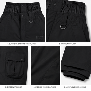 Pantalones de Nieve Impermeables Personalizados, Acolchados, Tipo Cargo, para Invierno, Duraderos, para Esquí, Suministro de Fábrica al por Mayor OEM - Product Image 4