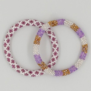 New Arrival Light Colors Japanese & Chez Replubic Lampwork Glass Beads Tassel Roll <b>Bracelets</b>-Children's Gift - Product Image 6