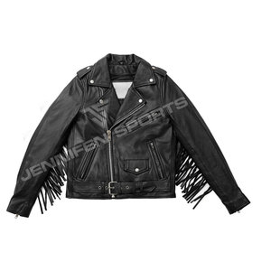 Veste en cuir de vachette véritable pour femme, style slim, streetwear, veste de motard avec ceinture, vêtements d'extérieur pour femme, printemps-automne - Product Image 1
