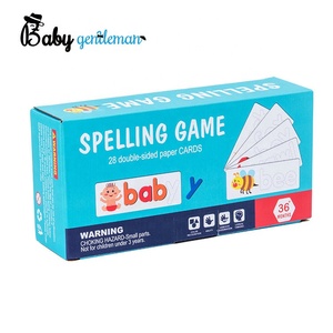 Parola di educazione precoce ortografia alfabeto in legno <span class=keywords><strong>Puzzle</strong></span> per bambini Z12201E - Product Image 3