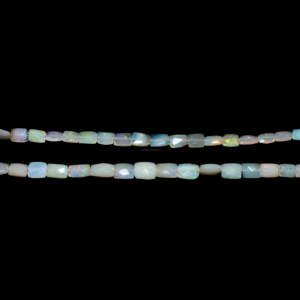 Perles de pierres précieuses opale éthiopienne de haute qualité forme Rectangle à facettes 4 pouces 5x4 à 7x5 MM brin pour la fabrication de bijoux - Product Image 3