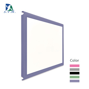 Exquisita Pizarra Magnética Multifuncional Morada con Panel Perforado - Product Image 2