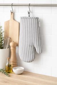 Gant de four en coton personnalisé, résistant à la chaleur, avec logo brodé, en coton et lin, pour une utilisation durable - Product Image 2