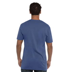 T-shirt décontracté en coton à col en V pour homme, léger, basique, pour tous les jours, logo personnalisé, marque privée, fournisseur OEM ODM - Product Image 2