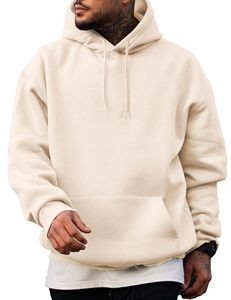 Custom logo <b>Men</b> Hoodies Unisex High Quality Anti-shrink Heavyweight Oversize Streetwear <b>Pullover</b> Stringless Hoodie Cotton Fleece - Product Image 1