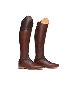 Professional Mountain Horse Sovereign High Rider riding <b>boots</b> Brown Leather Riding <b>Boots</b> <b>with</b> Back <b>Zipper</b> by Life Care Instr - Product Image 2