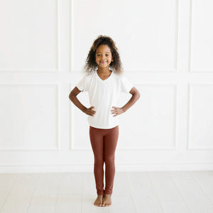 Leggings pour tout-petits doux et respirants 100% coton ou coton de bambou 95% avec 5% d'élasthanne - Product Image 2