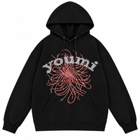 Sweat-shirt à capuche unisexe personnalisé avec logo, imprimé 3D en mousse perlée, coupe oversize, style streetwear printemps, vente en gros