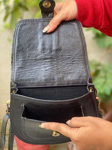 Meilleure vente sac à bandoulière pour femme en cuir de vachette cheveux faits à la main sac à main en cuir véritable occidental fabricant sacs à main en cuir - Product Image 6