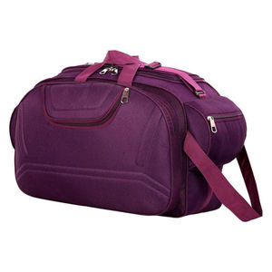 Purple Polyester Travel Duffel Bag With Adjustable Shoulder Strap And Top Handle Fashionable Portable Design - Product Image 3