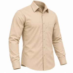 Custom Logo Men Dress <b>Shirt</b> Formal Office Wear Long Sleeve Business <b>Shirt</b> Plain <b>Shirt</b> Solid <b>Colour</b> Custom Men's Dress <b>Shirt</b> - Product Image 3