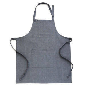Tablier de cuisine professionnel en gros pour chef, tablier personnalisé pour hommes et femmes avec poches, vêtements de travail de cuisine tricotés - Product Image 1