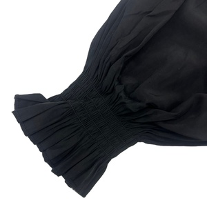 Robe noire élégante à manches longues pour femmes vêtements carrés col cheville longueur tricot rétro Style coréen automne bureau Maxi robes - Product Image 3