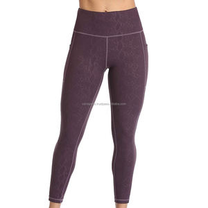 Precio al por mayor Pantalones de yoga para las mujeres OEM Nueva llegada Leggings de yoga para las mujeres Diseño personalizado barato Tallas grandes Entrenamiento Gimnasio Entrenamiento - Product Image 6