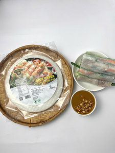 Papier de riz pour rouleau de printemps frais Fabricant Galettes De Riz Vietnamien Rouleaux d'emballage comestibles Rouleaux de printemps croustillants - Product Image 6